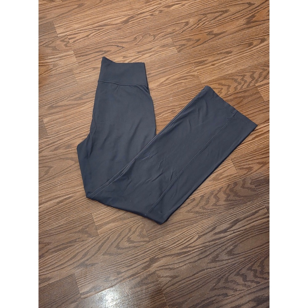 Patagonia Womens Wide Leg Yoga‎ Pants Charcoal Gray High Rise Pockets Size M
